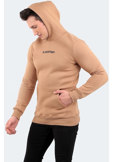 Slazenger BUSTER IN Erkek Sweatshirt Bej