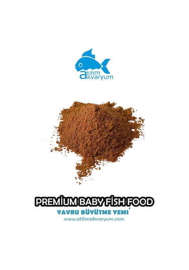 Yavru Balık Büyütme Yemi, Protein, Spirulina Artemialı 250 Gram