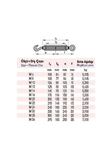 Ennalbur M12 Çektirme 2 Adet