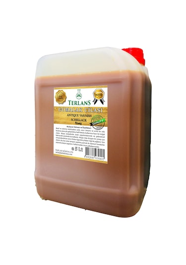 Terlans Doğal Ahşap Cilası Gomalak 5 Litre Shellac