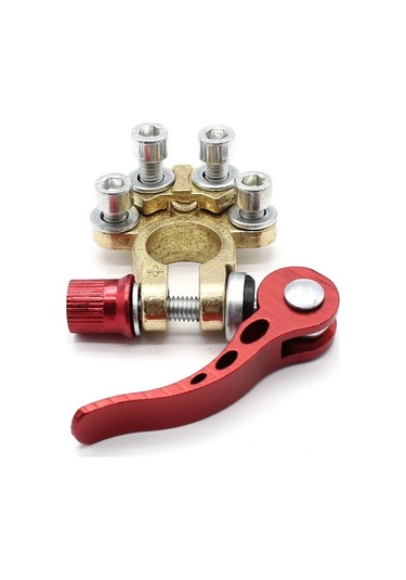 Novahub 2 Parça Hızlı Ayrılabilir Araç Akü Terminal Kelepçesi, Kolay Kurulum, Güçlü Bağlantı