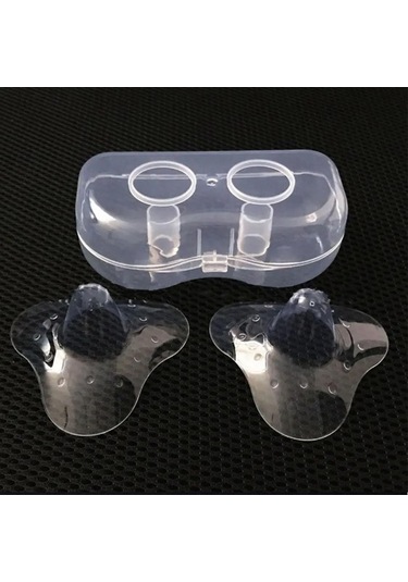 Suntek 2 Adet Silikon Meme Kalkanları Manuel Göğüs Pompası