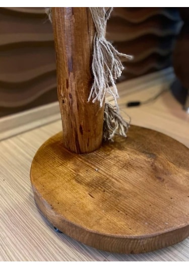 ArtAğaçTasarım Ağaç Lambader Doğal Ahşap Fethiye Serisi Min.175-180 Cm