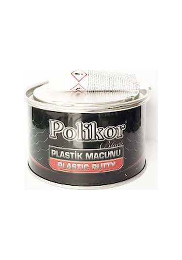 Polikor Plastik Tampon Macunu Siyah 400Gr