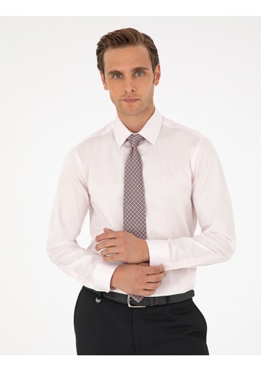 Pierre Cardin Erkek Açık Pembe Gömlek Basic 50292520-vr078 Açık Pembe