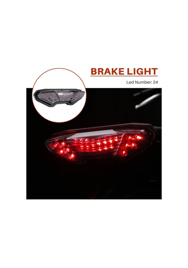 Yamaha Mt-09 İçin Motosiklet Entegre Led Arka Lamba Sinyal Lambası