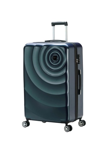 Büyük Boy %100 Polikarbon Valiz Petrol 1808 Petrol