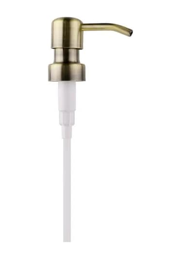 Sliver-1pc Metal Sabun Pompası Sıvı Losyon Jel Dağıtıcı Yedek Kavanoz Tüp Aracı 28/400 İplik Standart Monin Şurubu Meyve Suyu Şişesi