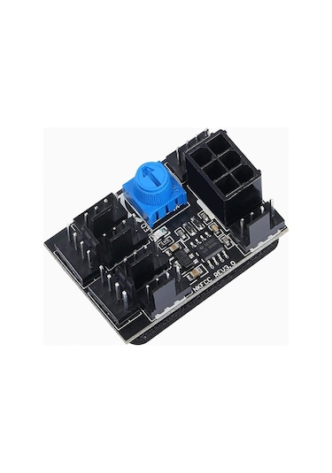 Dc 12v 3pin 4 Pin 8 Kanallı Pc Fan Hız Kontrolü Modülü