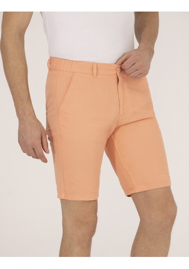 Pierre Cardin Erkek Turuncu Şort / Bermuda 50264863-vr051 Turuncu