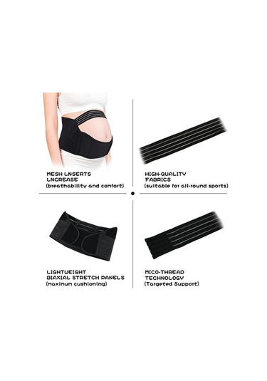 Trendooze Tfd-33248 Nefes Koruyucu Kadın Hamile Bel Bant Bandı Ayarlanabilir Alabilen Mr