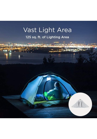 Yunboo Güneş Enerjili Çift Katlı Balon Lamba - 3 Işık Modu 90lm-55lm-flaş - Ip55 Su Geçirmez, Kamping-fishing İçin İdeal Beyaz