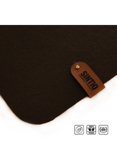 Sintio 50x100 Kaydırmaz Taban İlaveli Keçe Mousepad Kahverengi