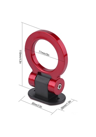 Kosona Kırmızı Abs Plastik Araba Dekorasyonu, Çapraz Bağlantı Tipi, Evrensel Uyumlu, Sıkıca Yapıştırıcı, Gürbüz Ve Estetik Tasarım