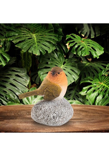 Suntek Kuş Heykeli Taş El Sanatları Reçine Heykel Dolap 85x55x10cm