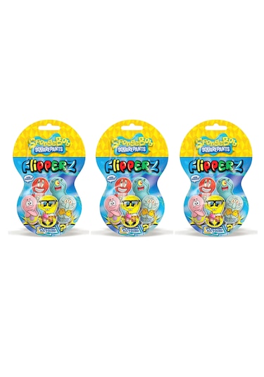 Unibon Flipperz Sünger Bob Hacıyatmaz 3 Lü