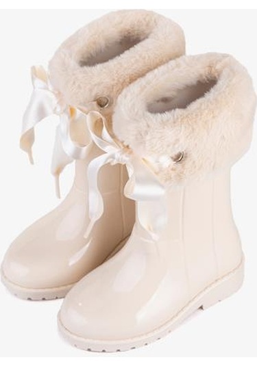 İgor W10239-079 Campera Charol Soft Kız Çocuk Çizme Krem 29-37 Krem