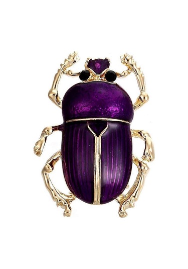 1 Adet Kadınlar Çocuklar İçin Vintage Böcek Broşları Emaye Hayvan Böcekleri Broş Pinleri Çok Renkli