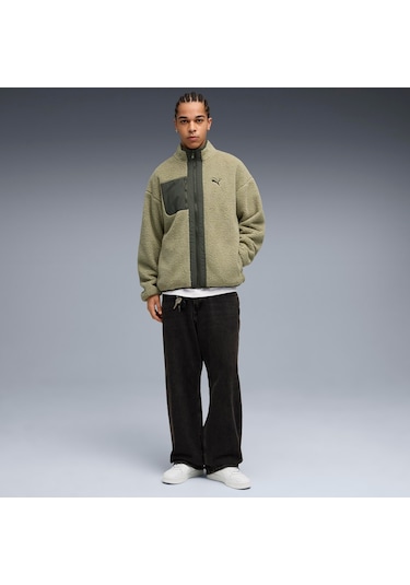 Puma Reversible Sherpa Jacket Erkek Yetişkin Ceket Haki