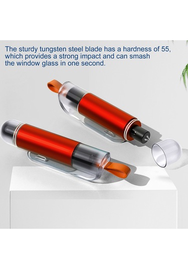 Geeksen 1 Adet Araba Emniyet Çekiç Acil Kaçış Aracı Araba Camı Cam Çekiç Kırıcı Kara Ve Sualtı