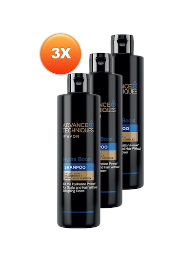 Avon Advance Techniques Hydra Boost Nemlendirici Şampuan 3 x 400 ML