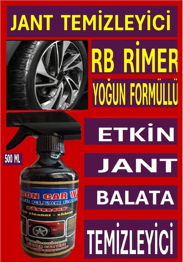 Rb Rimer Jant Temizleyici Parlatıcı 500 Ml