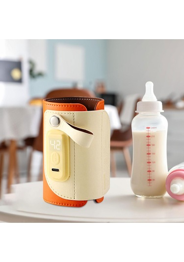 Homyl Biberon Isıtıcı Taşınabilir Isıtma Süt İş Turuncu