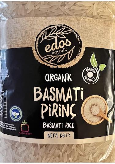 Edos Organik Basmati Piriniç 1 Kg