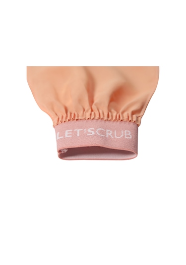 Let'scrub %100 Floş İpek Hassas Ciltler Lastikli Banyo Kesesi