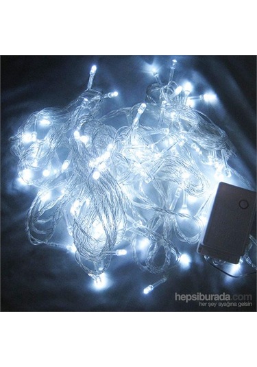Periboia 100 Ledli Beyaz Yılbaşı Ağacı Işığı Led Ampül