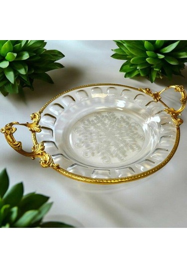 Royking Derin Yuvarlak Sunum Tabağı 30x23x4cm Crg128