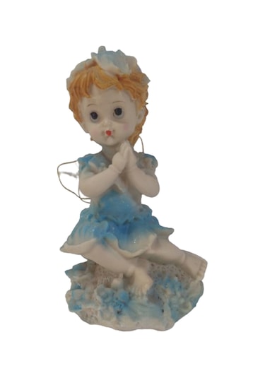 Melek Biblo Mavi 4 Polyester 18 Cm