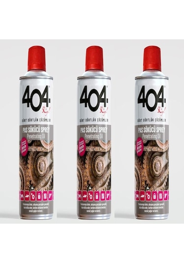 404 Pas Sökücü 400 Ml Sprey 3 Adet