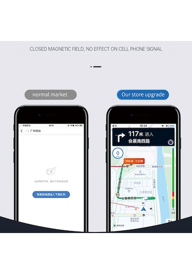 Cbtx 360 Derece Dönen Manyetik Araba Kontrol Paneli Cep Telefonu Tutacağı Katlanır Cep Telefonu Braketi - Siyah