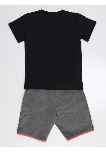 Denokids Mushi Big Bro Erkek Çocuk Şort Takım Çok Renkli