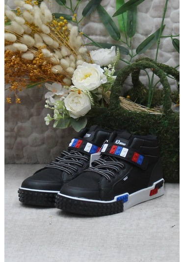 M.p 242 3308 Siyah Rahat Kısa Boğazlı Kız Çocuk Ayakkabı 001