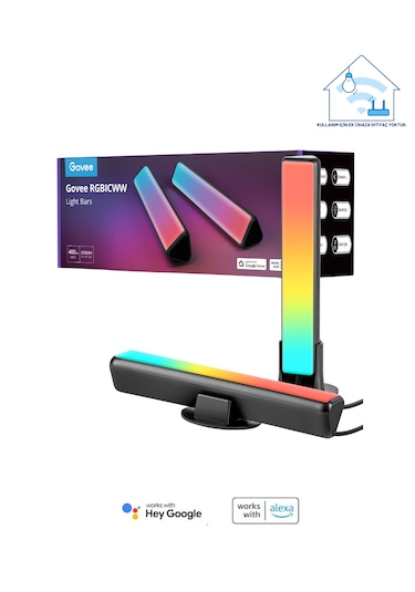 Govee Rgbıcww Wifi+bt Flow Plus Bar 2'li