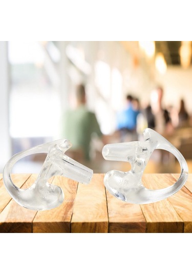 Çoğu Bobin Tüplü Ses Kiti İçin Şeffaf Silika Jel Kulak Kalıbının Kullanışlı Bir Şekilde Değiştirilmesi Küçük