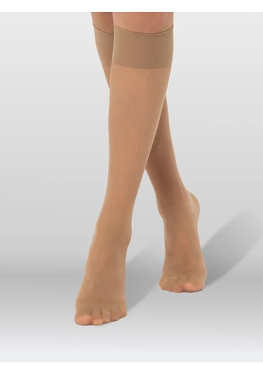 Allure 40 Denye Nylondan Başlıkçanlar, 2 Çift Set 17099046 Bej