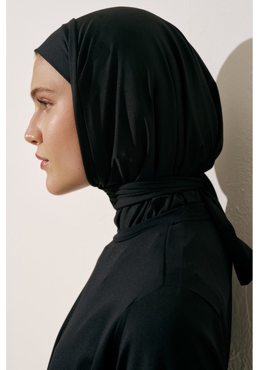 Tesettür Mayo Bone Siyah Siyah