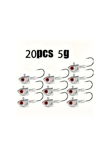 Fochsia 20g 0.705oz 20 Adet Parlak Kırmızı Gözlü Titreşimli Yem Taze Ve Tuzlu Su Balıkçılığı İçin