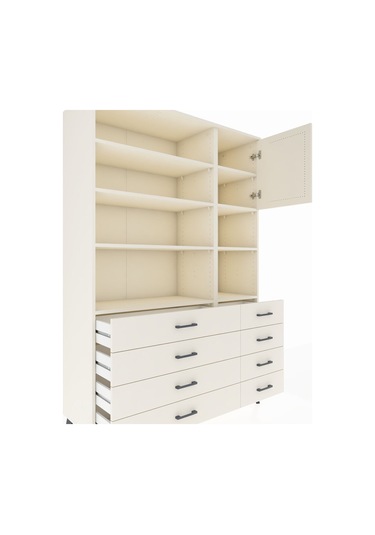 Hyperion Dolap 8 Raflı 8 Çekmeceli Tek Kapaklı 132x44x195 Aytaşı-aytaşı/aytaşı Aytası/aytası Hyperion Dolap 8 Raflı 8 Çekmeceli Tek Kapaklı 132x44x195 Aytaşı-aytaşı/aytaşı Aytası/aytası