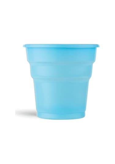 Plastik Meşrubat Bardağı Lüks Mavi 25 Adet