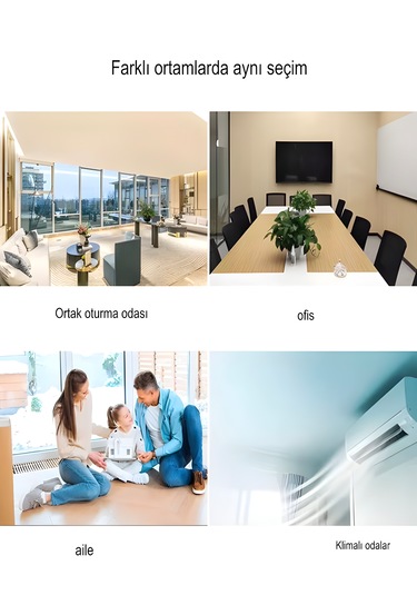 550 Ml Hava Nemlendirici Buhar Makinesi Ultrasonik Aroma Difüzör Oda Nemlendirici 7 Led Işıklı