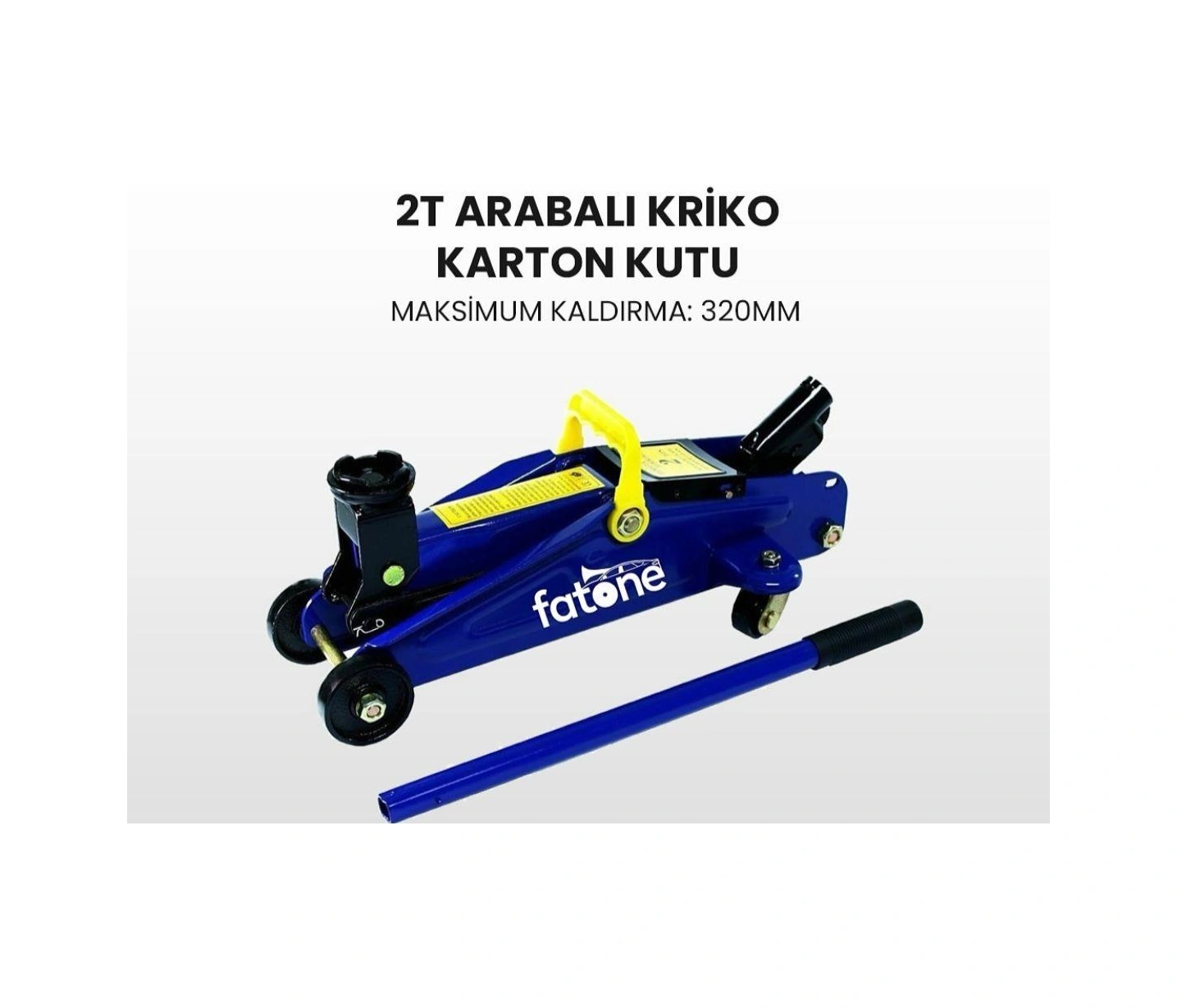 Fatone 2 Ton Arabalı Kriko