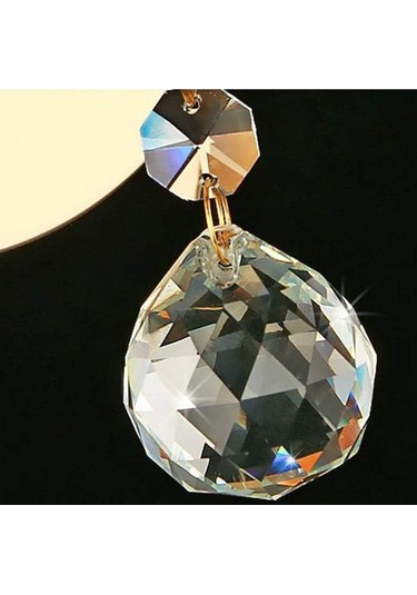 Fortunelane Altın Kristal Duvar Lambası - Yatak/aile/aşçı Odası, E27 Metal-kristal, Gümüşlü, Kaynak Hariç Gümüş