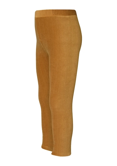 Lovetti Hardal Kız Çocuk Fitilli Kadife Tayt 9312H005 Hardal