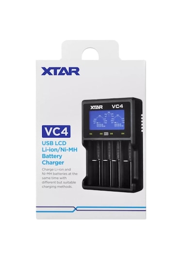Xtar Vc4 Dörtlü Li-ion / Nı-cd / Nı-mh Pil Şarj Cihazı