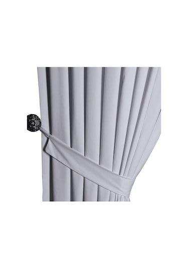 Beyaz Ada Fon Perde Normal Pile 1'e 2,5 Pile-beyaz Beyaz