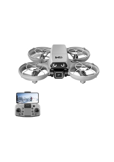Led Işıklı Mini Drone Kameralı Headless App Destekli